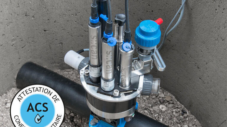 pipe::scan - measuring TOC, DOC, Turbidity, Chlorine, pH and more - directly in the network