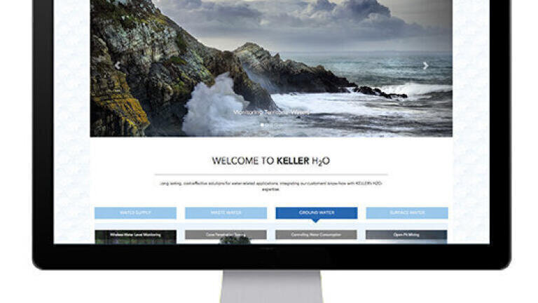 “H20” website for the water industry 
