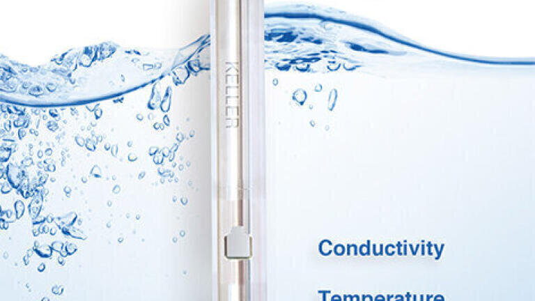 Data logger measures level, conductivity and temperature  