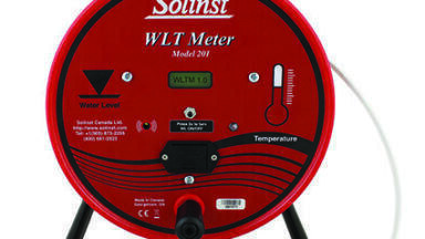 Water level temperature meter