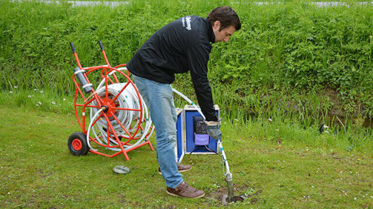 Submersible sampling pump proves indispensable when measuring water quality in the Netherlands