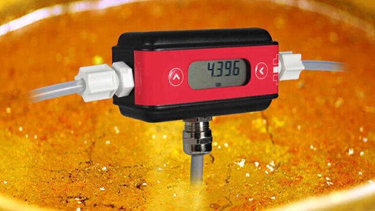 Accurate flow measurement of corrosive fluids