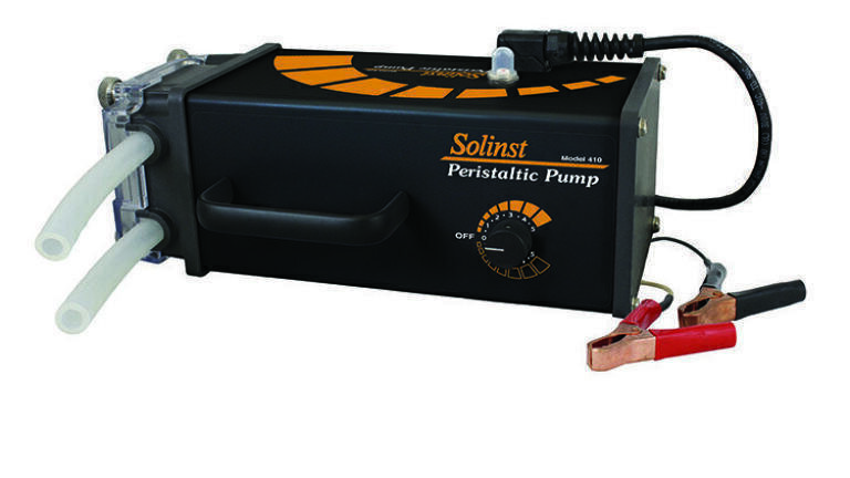 Convenient peristaltic pump for water or vapour sampling