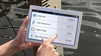 New, mobile-friendly, water level monitor