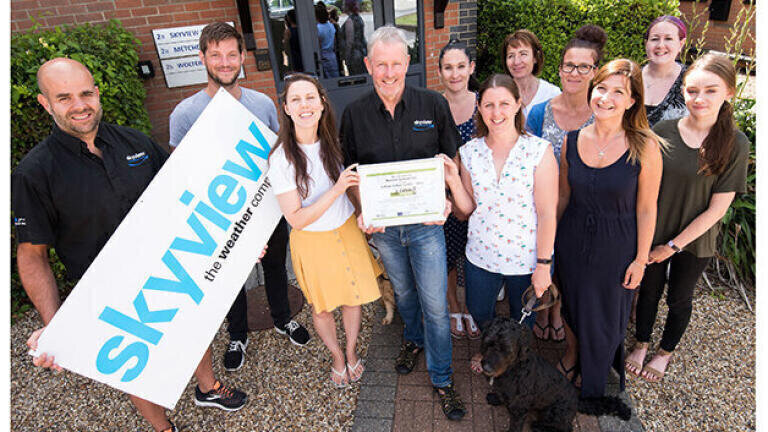 Weather monitoring specialists reap reward for environmental practices