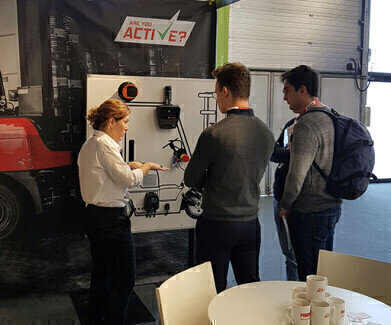 Visitors to Antwerp show get active on explosion protection