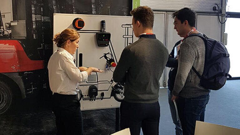 Visitors to Antwerp show get active on explosion protection