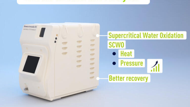 One of a kind, Sievers InnovOx TOC Analyser’s SCWO technology