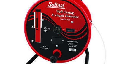 New well casing and total well depth indicator