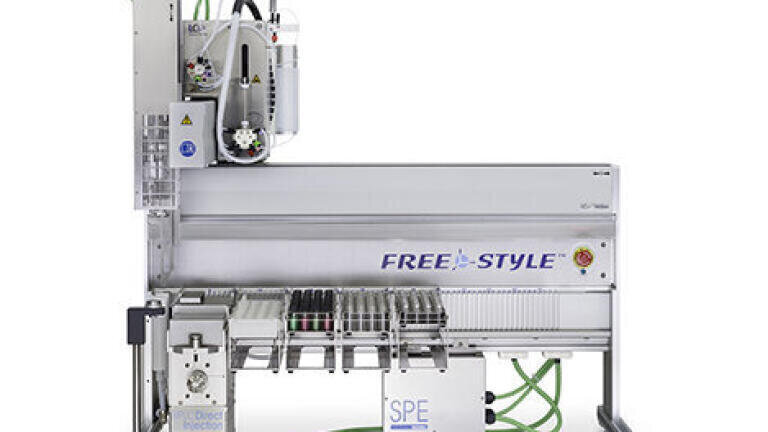 Automated QuEChERS method for standard, dried and fatty matrices