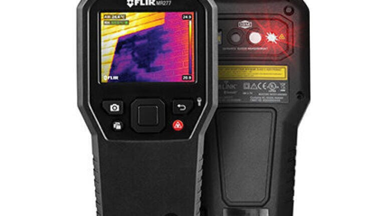 First thermal imaging building inspection system