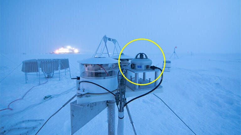 Largest ever polar research expedition uses the pyranometer to measure solar radiation