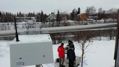 Air quality monitoring at 40°C below zero!