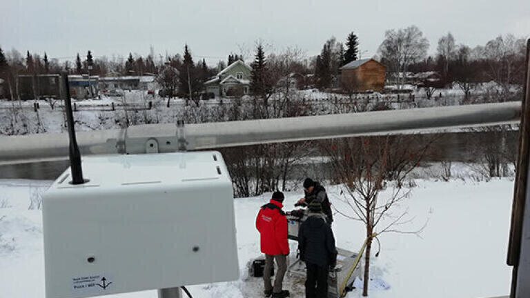 Air quality monitoring at 40°C below zero!