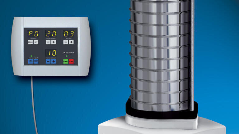 New Sieve Shaker for sieve loads up to 20 kg