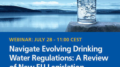 Upcoming Webinar on 2020 EU Provisional Drinking Water Standards