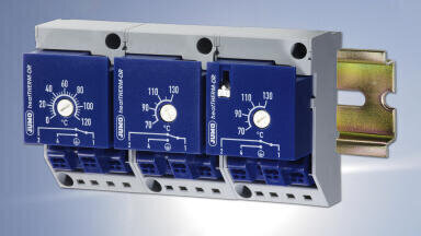 New innovative DIN rail thermostat