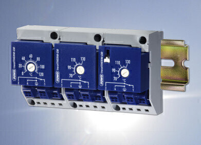 New innovative DIN rail thermostat