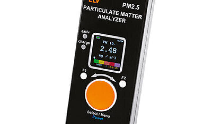 PM2.5 particulate matter analyser uses world renowned particulate matter sensor