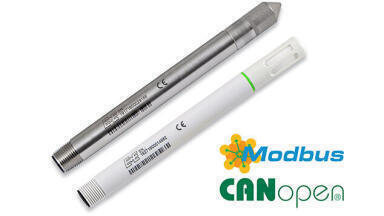 Humidity and temperature probe with digital interface
