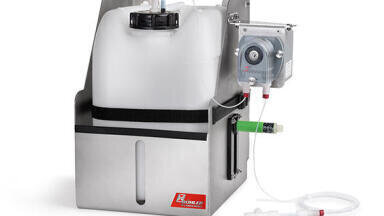 Dosing unit minimises washout in process and flue gas analysis