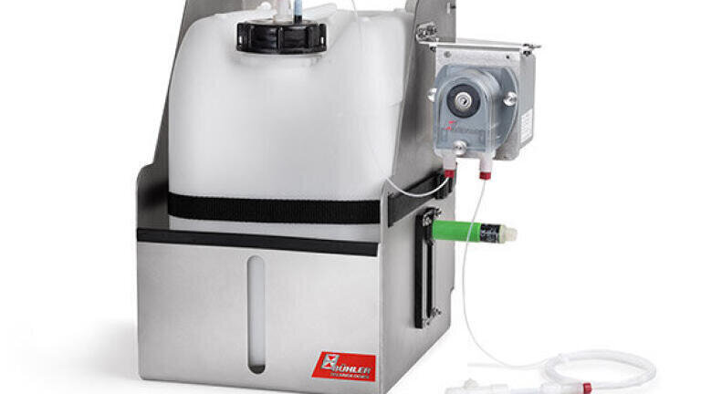 Dosing unit minimises washout in process and flue gas analysis