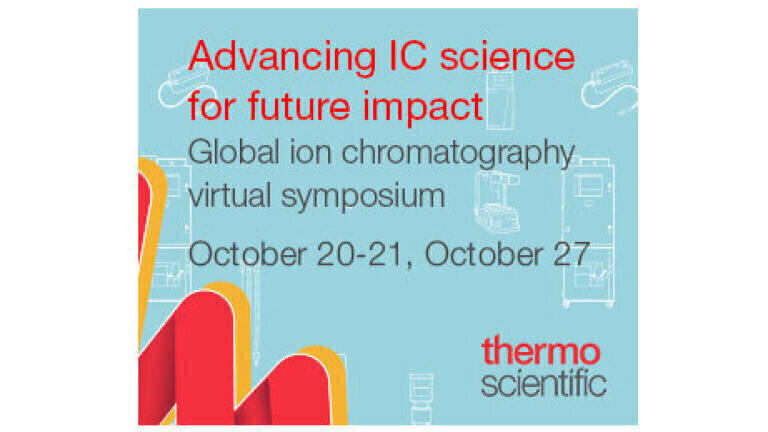 Global ion chromatography virtual symposium: Advancing IC science for future impact