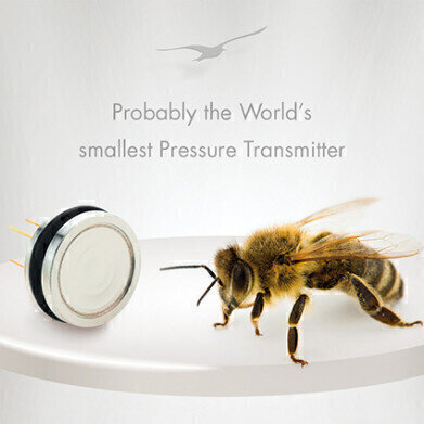 Encapsulated digital OEM pressure transmitter no larger than a bee