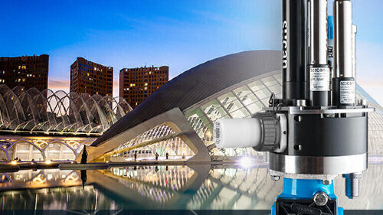 Multiple pipe::scans monitoring water quality allow a smart water operation of the distribution network in Valencia, Spain