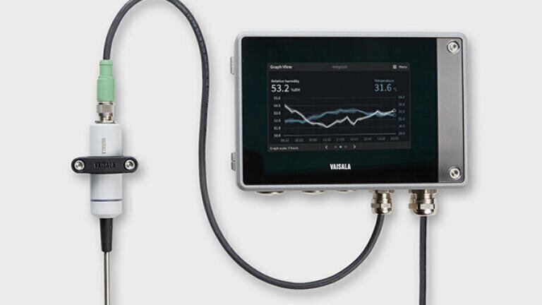 New, high-performance probe for humidity and temperature measurements in high-end facilities