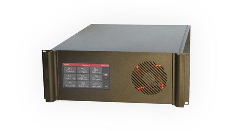 10 air pollutants and greenhouse gases monitored on a single analyser