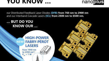 High-Power Fabry-Pérot Laser added to extensive portfolio of Distributed Feedback Lasers