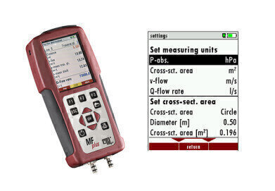 Multi-functional manometer offers simple and accurate industrial stack gas flow measurement
