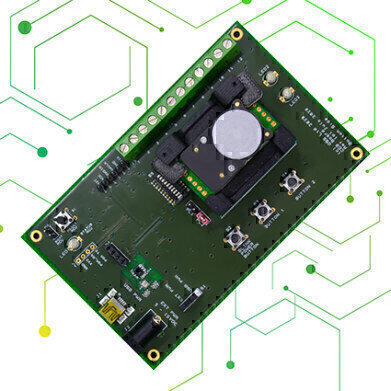 New Sensor Evaluation Board (SEB) allows real-time evaluation of CO<sub>2</sub> sensor with a dedicated board and software