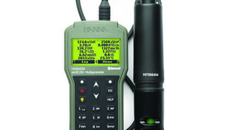 Hanna Instruments’ portable meter (HI98494)