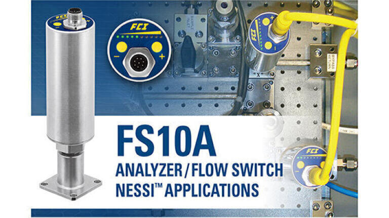 Universal analyser flow switch/monitor ideal for gas or liquid analyser sampling systems in oil/gas refining, chemical processing and stack monitoring