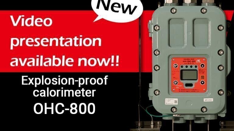 RIKEN KEIKI's accurate calorimeter applicable to Hydrogen and the other various gases.
