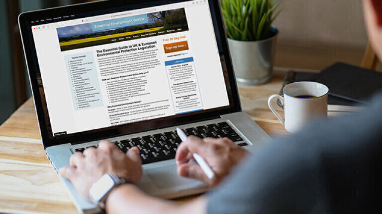 Easy to use online reference source on environmental legislation