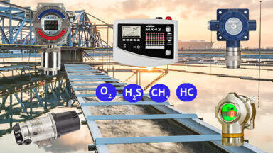 What is the best gas detection technology for water treatment plants?