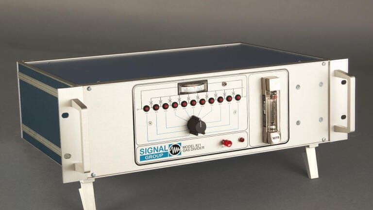 Simpler calibration and linearity checks for gas analysers