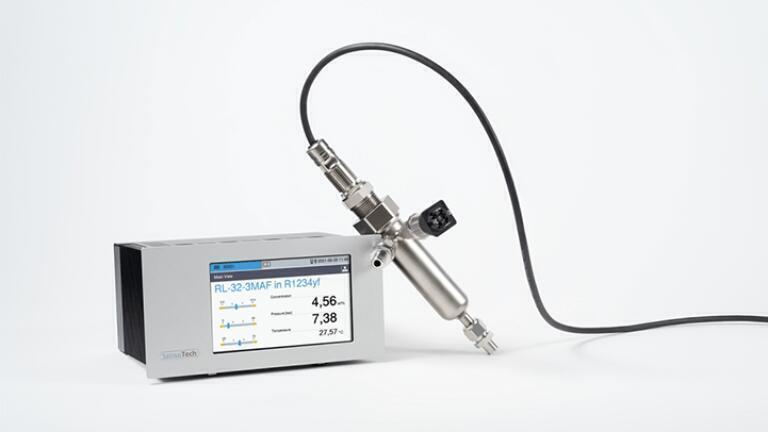 ATEX and IECEx approved, inline determination of oil content in refrigerants in real time without sampling