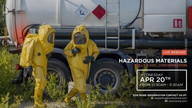 Spills and soil contamination webinar set for 20th April