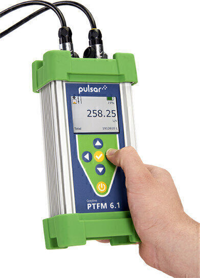 New portable transit time flow meter simplifies short or long-term flow measurement projects