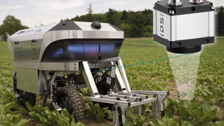 Intelligent Robot with IDS Camera Eliminates the Need for Herbicides