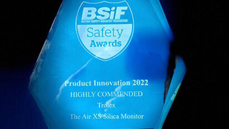 Silica monitor recognised as ‘highly commended’ at Safety and Health Excellence Awards