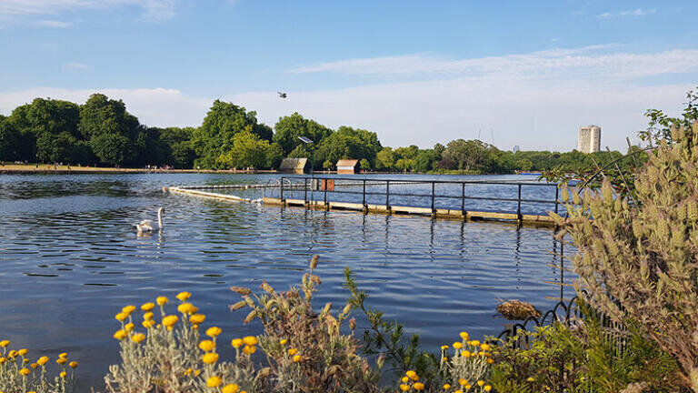 Advanced water quality monitor installed in the Serpentine