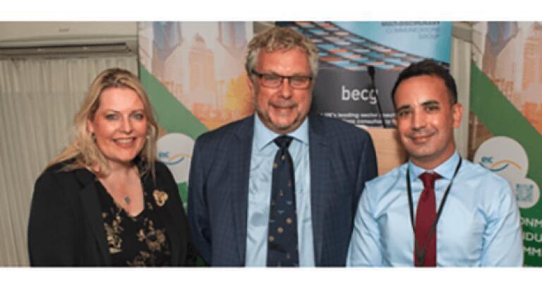From left: Mims Davies MP, Steve Double MP, Stephen Marcos Jones, EIC CEO
(Photo credit EIC)
