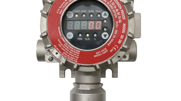 Fixed explosion-proof gas detectors for comustible and toxic gas leaks