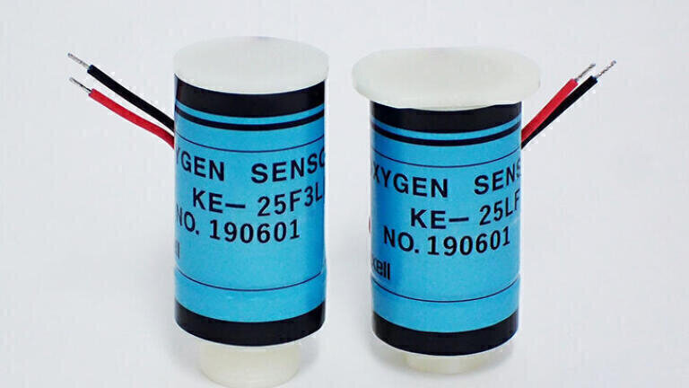 New lead-free galvanic cell-type oxygen sensors for environmental and safety applications