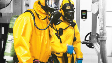 Ammonia: a toxic, corrosive and explosive hazard